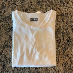 Kith frayed hem long sleeve T-shirt